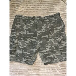 George Shorts Mens 42 Camouflage Cargo Woodland Camo Outdoors Workwear Grunge